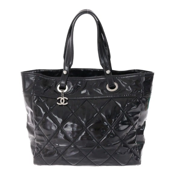 CHANEL Paris Biarritz Tote Bag Black - Picture 1 of 10